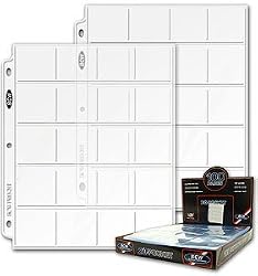 BCW Pro 20-Pocket Page (100 Ct. Box) - Coin Storage - Collecting Supplies