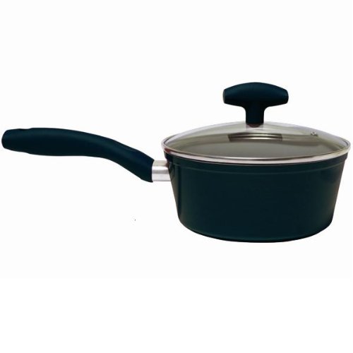 CASSEROLE CERAMIQUE 20CM TOUS FEUX ET SON COUVERCLE - NOIR- ECOSIL