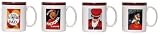 Artistically designed dinnerware European motif mugs 12 oz. Set/4