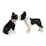 Boston Terrier Dogs Salt and Pepper Shakers
