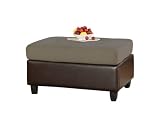 Acme Ottoman, Light Sage