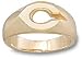 Cincinnati Reds Solid 10K Gold C Polished Ring Size 6 1/2