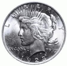 1923 Peace Silver Dollar-image