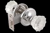 2 3/8 inch Clear Glass/Chrome - Privacy Set