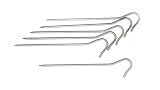 Lightweight Titanium Tent Skewers/Pegs 5.5g Each x 6