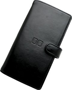 Nintendo DS Game Card Case Leather Type - Black