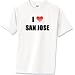 I Love San Jose T-Shirt Standard Cotton