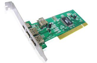 4 Port Firewire PCI IEEE1394 AV capture Adapter (3 x 6 Pins 1 x 4 pins) with Cable
