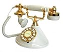 Lazerbuilt Mybelle Chic 373 - Corded phone - ivory