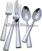 Reed & Barton Perspective Stainless Steel 65-Piece Flatware Set with Wooden Caddy, Service for 12