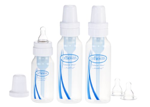 Dr. Browns BPA Free Polypropylene Natural Flow Bottle Starter Kit