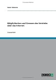 Möglichkeiten und Grenzen des Vertriebs über das Internet