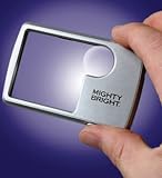 Mighty Bright Super LED Lighted Wallet Magnifier