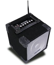 DJ Tech CUBE50 50 Watt Portable Wireless PA Speaker With 3 Wireless Mic