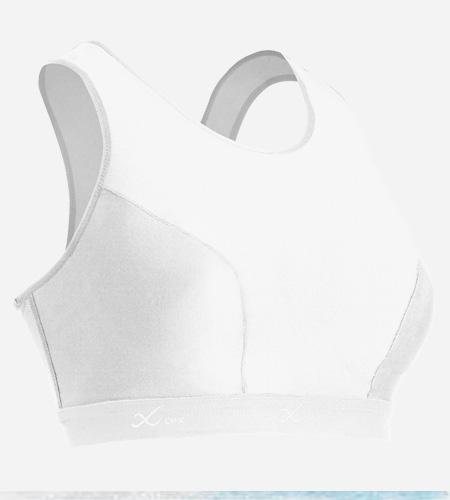 CW-X Women's Firm Support Running Bra,White,38 B/C On Sale