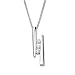 3 Diamond Pendant 1/2 ct. in 14K White Gold with Chain