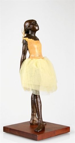 Degas Fourteen Year Old Little Dancer Ballerina with Fabric Skirt, Large