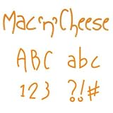 Sizzix 654816 Sizzlits Alphabet Set, 35 Dies, Mac 'n' Cheese by Stu Kilgour