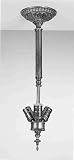 20.5 Inch Full-Reed Column 3 Lt Flushmount Lamp Bases And Fixture Hardware
