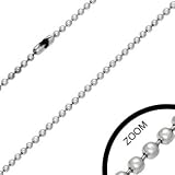 2.4mm Stainless Steel Ball Chain for Pendant 20" Length by Cuff-Daddy
