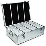 900 DISC CAPACITY CD/DVD STORAGE CASE, SILVER