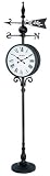 Seth Thomas Central Park Standing Weather Station Clock