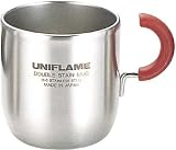 ユニフレーム(UNIFLAME) Wステンレスマグ レッド 666234