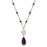Baltimore Ravens Crystal Logo Necklace
