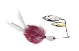 Rabbit Hair Spinnerbaits - Red White 3/8 oz.