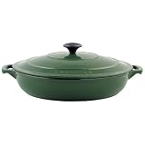 French Home Green 2.5 Quart Fait Tout Braiser Casserole
