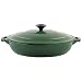French Home Green 2.5 Quart Fait Tout Braiser Casserole