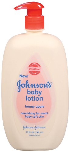 Johnsons Baby Lotion Honey Apple 27-Ounce