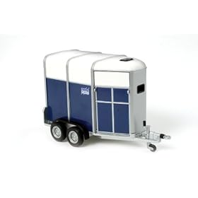 Britains 40711 - Ifor Williams Double Horse Box Trailer - 1/32nd