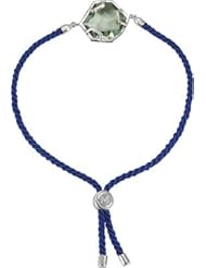 Jewelplus Missoma Gemstone Rope Bracelet Sterling Silver Bracelet