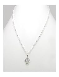 Fleur de lis Necklace In 92.5 Sterling Silver