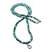 Advantus 75447 Decorative Lanyard Badge Holder with Snap Hook, 30 Long, Turquoise & Blue Bead
