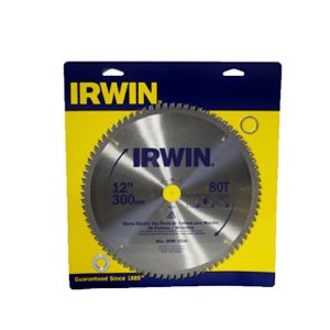 Irwin Tools 15179 12 80t Carbide Tip Circular Saw Blade. Cutting None-ferrous Metal by Irwin