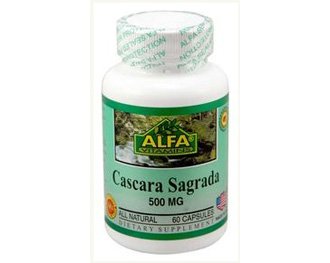 Alfa Vitamins Cascara Sagrada 500 mg 60 caps 