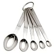 MIU Trendy Stainless-Steel 5-Piece Measuring Spoon Set