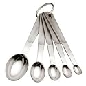 MIU Stainless-Steel 5-Piece Measuring Spoon Set