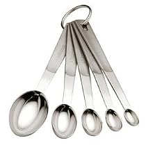 MIU Stainless-Steel 5-Piece Measuring Spoon Set
