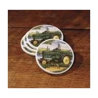 Evergreen Enterprises Absorbent Coasters John Deere by Evergreen