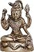 Meditation Statue Lord Siva Brass Figurine (mst079)