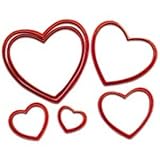 Wilton Nesting Plastic Cookie Cutters - Hearts