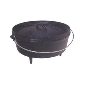 Lodge 8 Qt. Cast Iron Camp Dutch Oven by Lodge