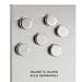 Kitchen & Housewares : Set of Stainless Steel Magnets (Stainless Steel) (2.5cm diameter)