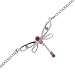 Vivacious Pink DRAGONFLY Jeweled BACK Belly Chain