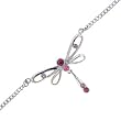 Vivacious Pink DRAGONFLY Jeweled BACK Belly Chain