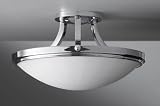 Murray Feiss Perry Chrome15 3/4 Wide Semi-Flush Light