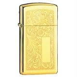 Zippo Slim High Polish Brass Pocket Lighter